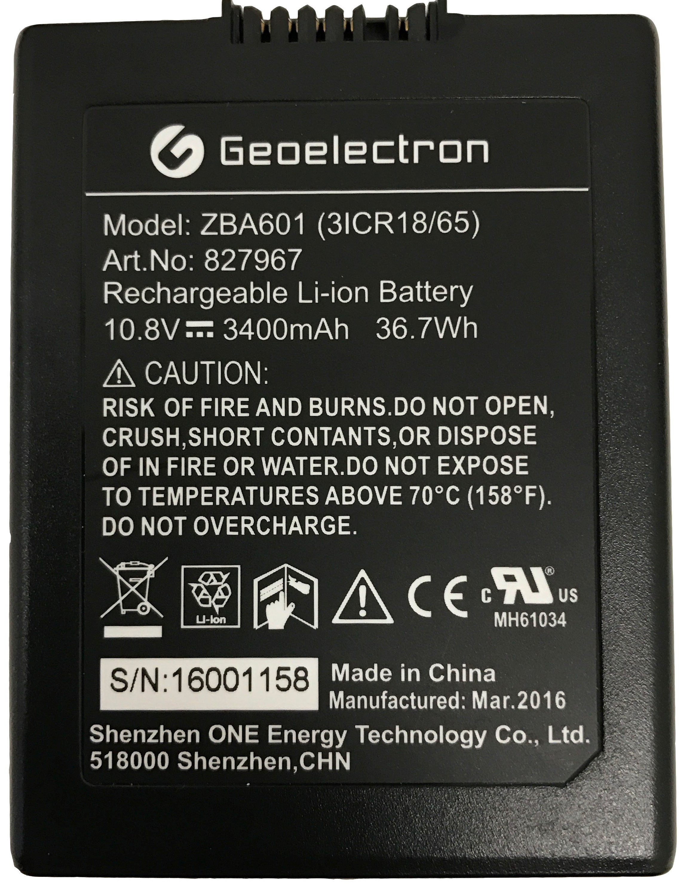 Li-Ion baterie pro GNSS Stonex S10