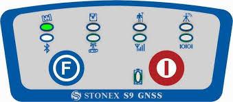 Náhradní štítek na přední panel GNSS přijímače Stonex S9III a Stonex S9IIIplus